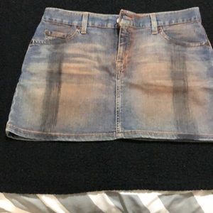 Cute jeans mini skirt